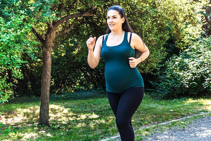 jogging pregnant