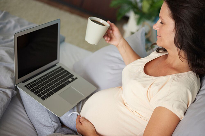 laptop in pregnancy