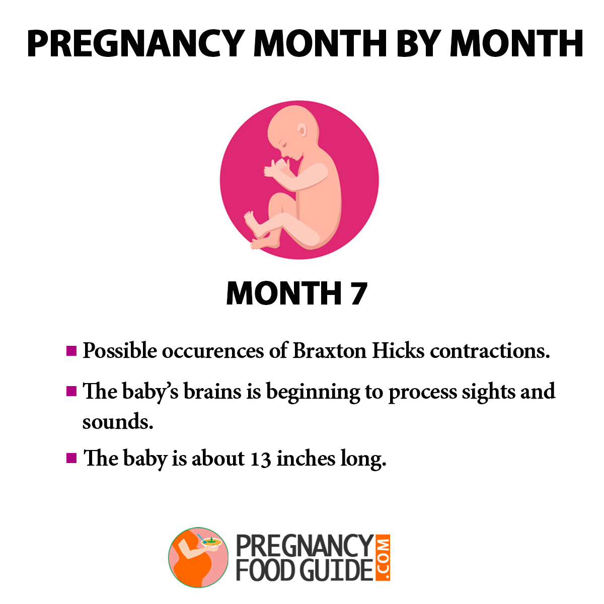 Pregnancy Month By Month – Baby Development 8