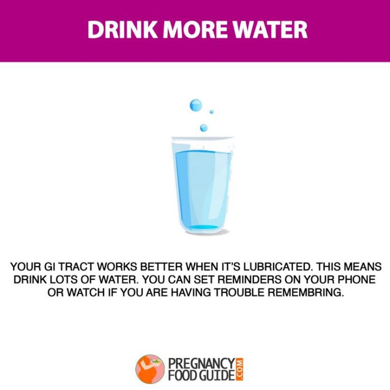 water for constipation - Pregnancy Food Guide