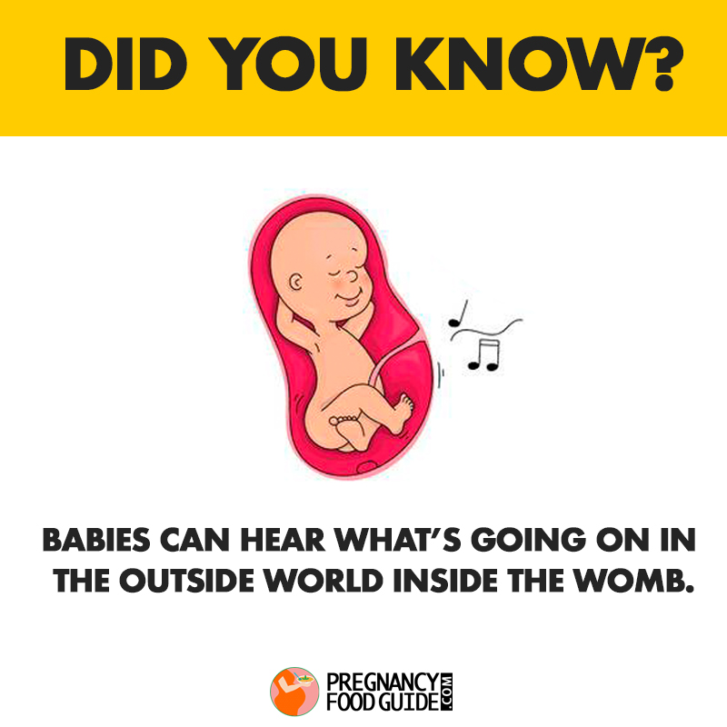 babies can hear inside womb