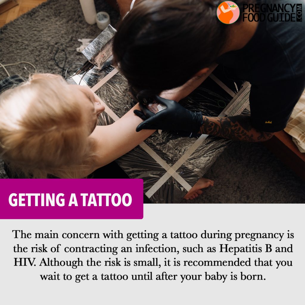 Getting A Tattoo Pregnancy Food Guide