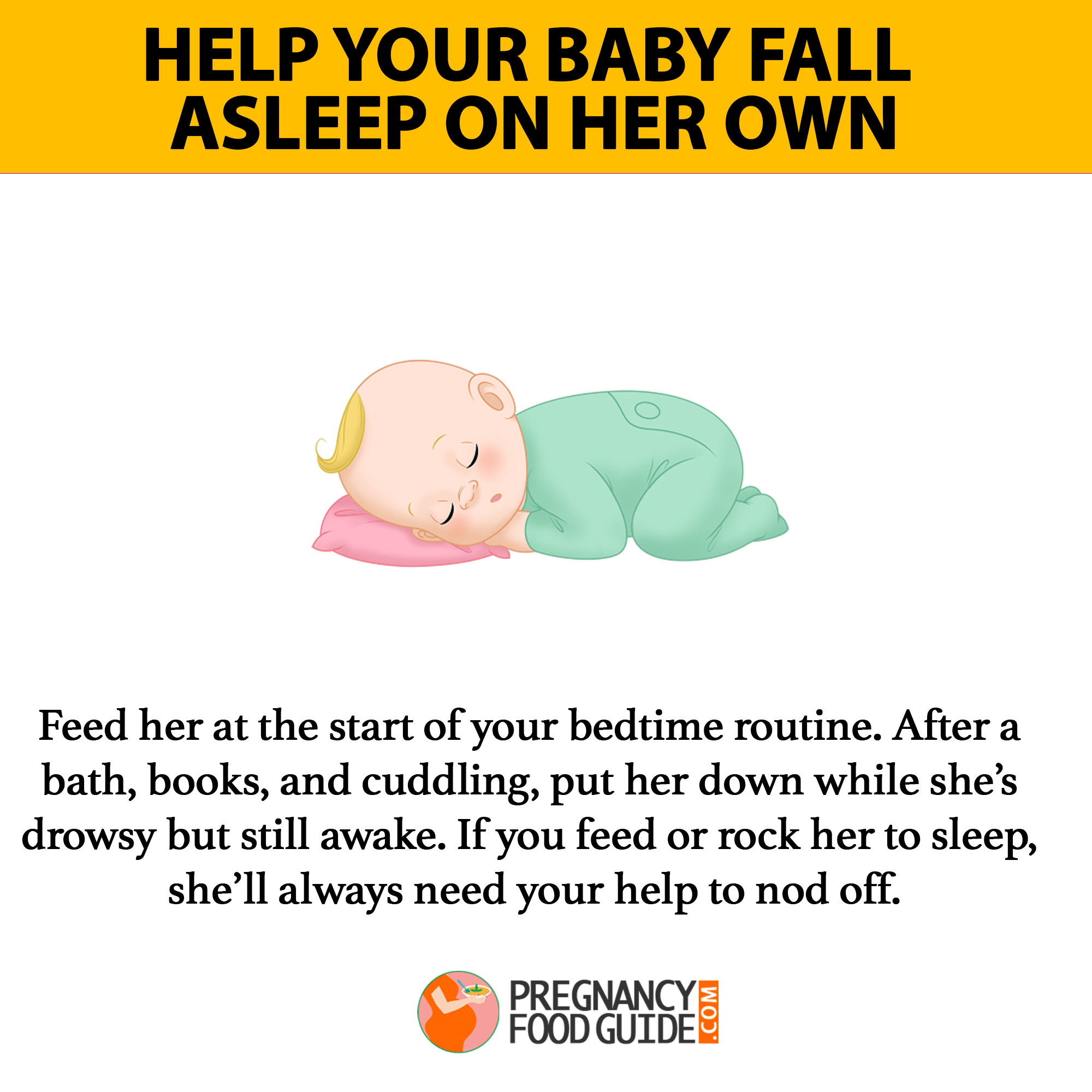 help baby sleep on own