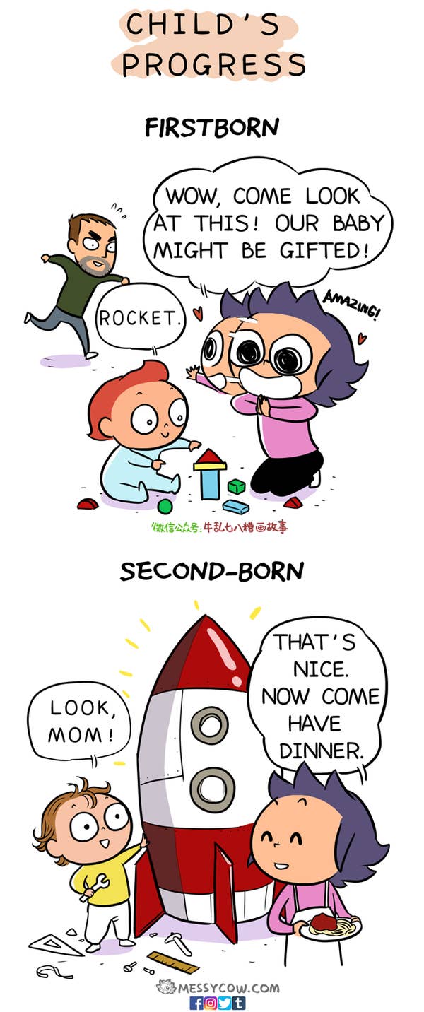 progress first and second kid