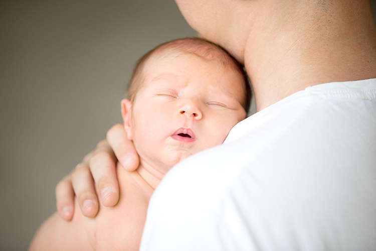 handling newborn