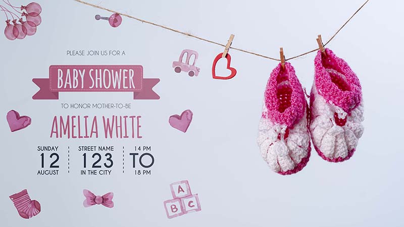 baby shower invite