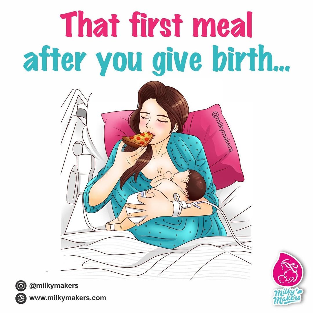 first meal after delivery