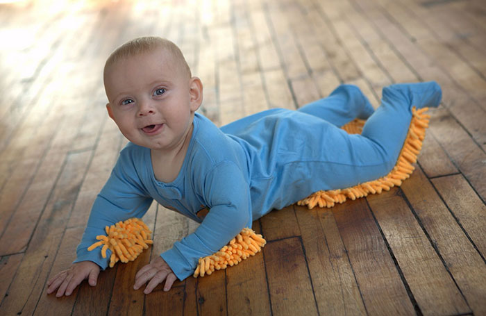 Baby Mop Onesie