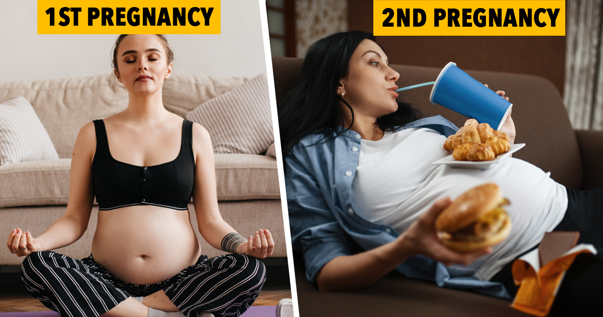 first pregnancy vs second pregnancy