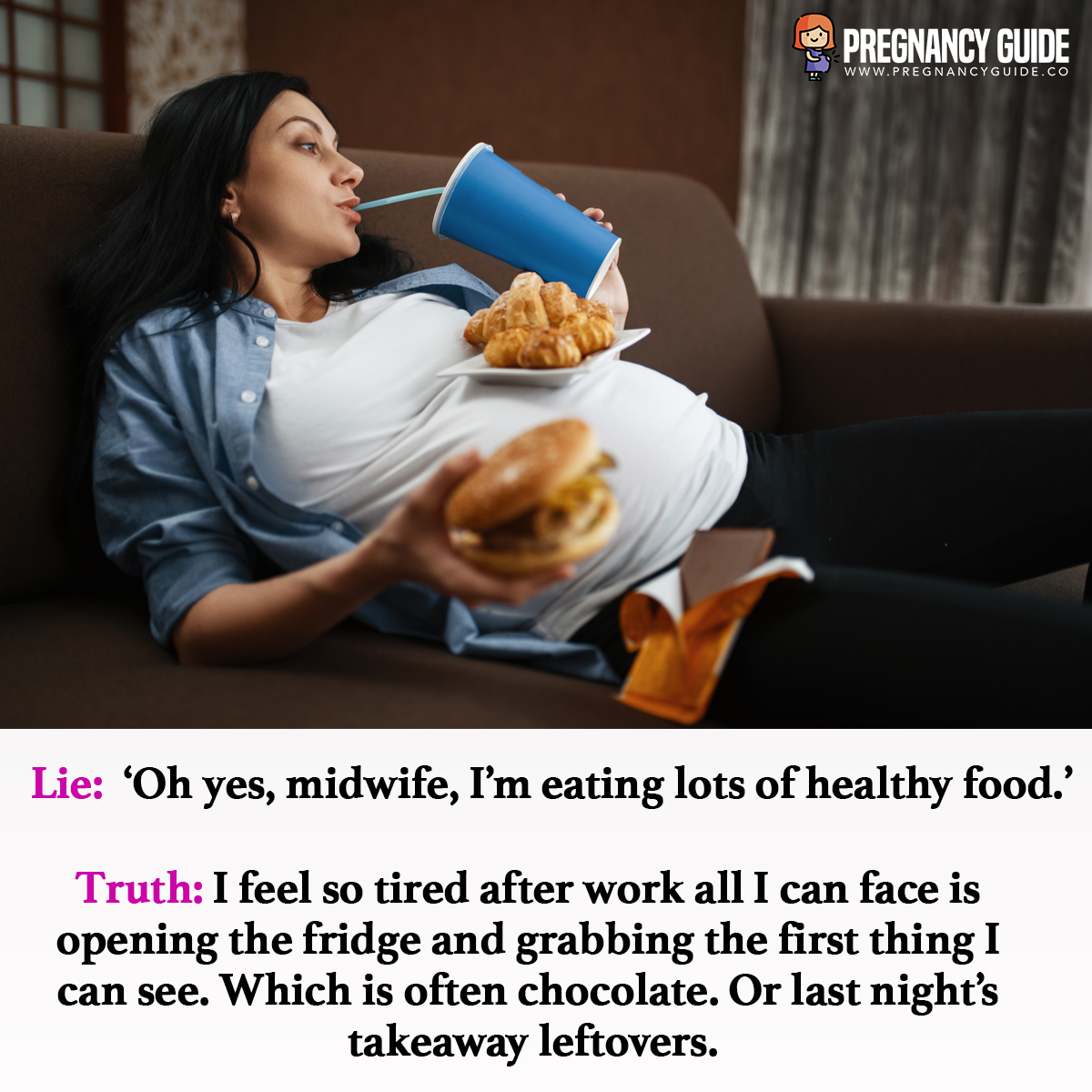 healthy food lie pregnancy