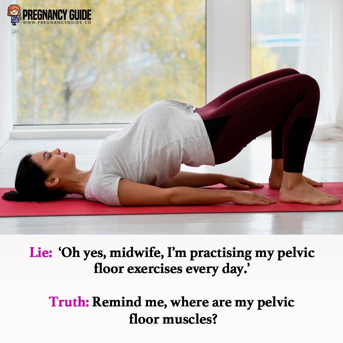 pelvic floor lie pregnancy