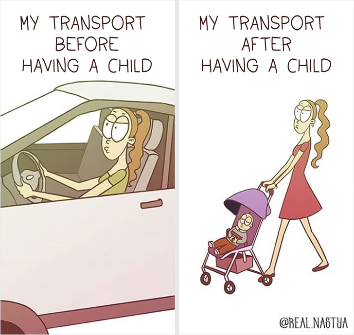 transport after having a child