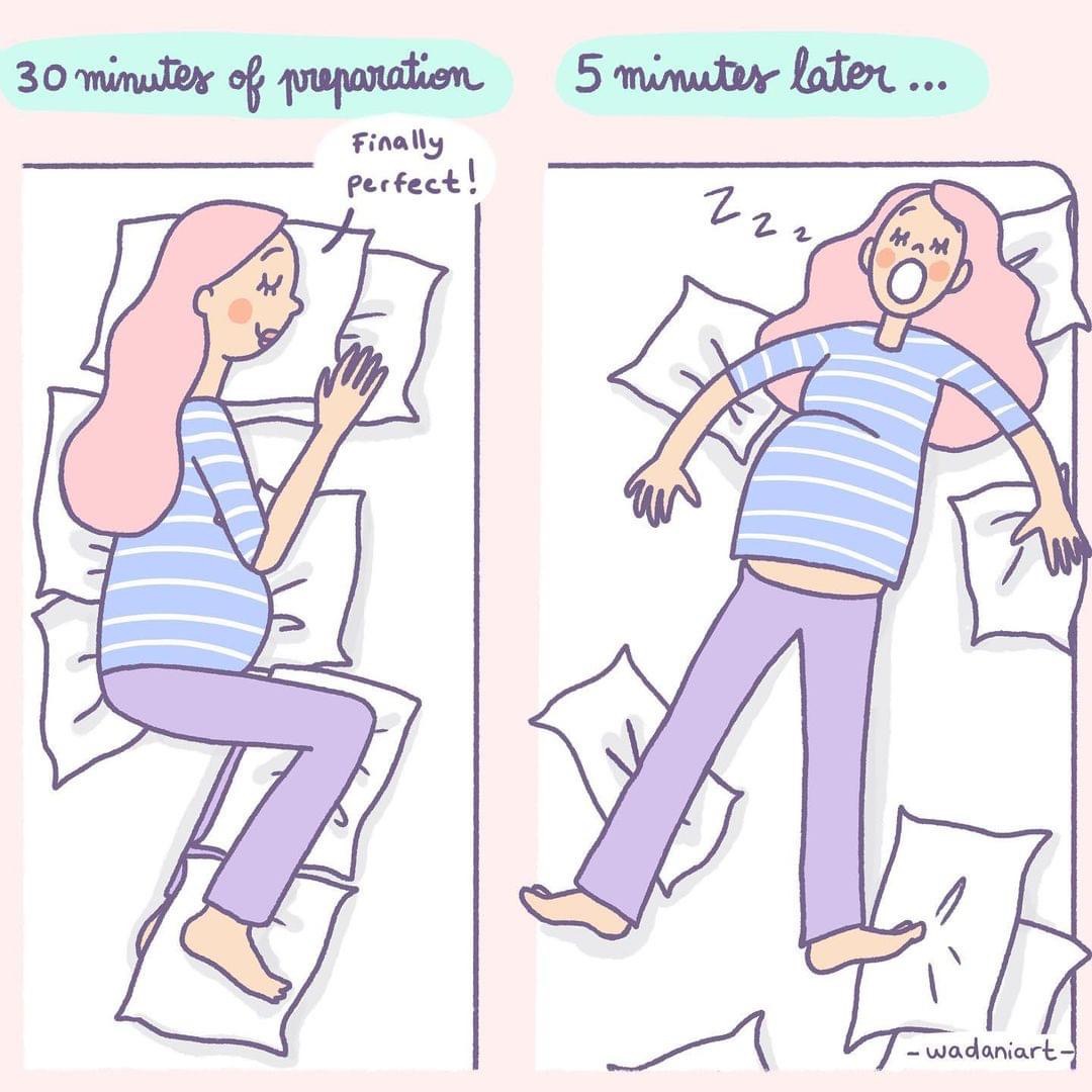 sleeping on back pregnancy