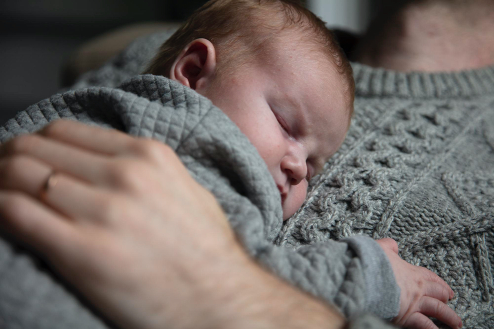 newborn tummy time