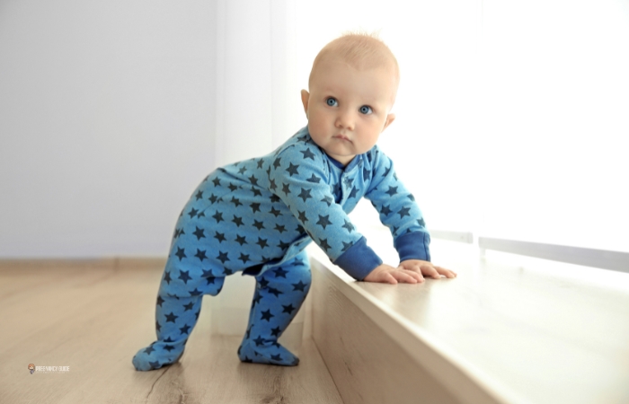 baby learning to walk